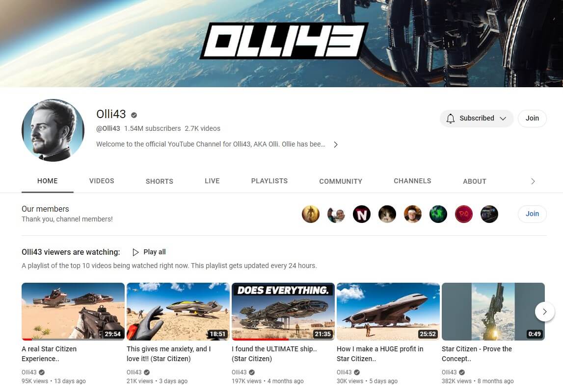 olli youtube channel
